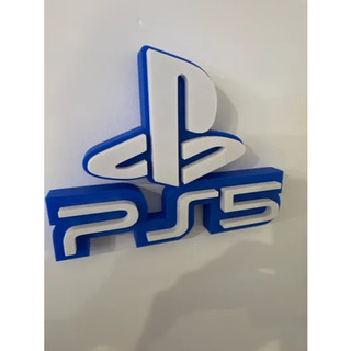 Logo trang trí PS 5 decor trang trí siêu đẹp góc gaming