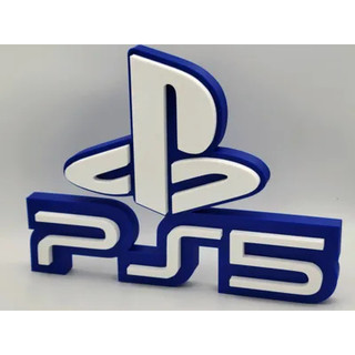 Logo trang trí PS 5 decor trang trí siêu đẹp góc gaming