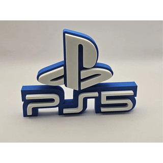 Logo trang trí PS 5 decor trang trí siêu đẹp góc gaming
