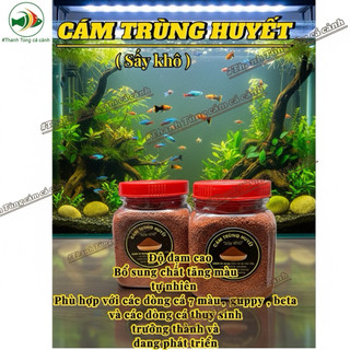 CÁM TRÙNG HUYẾT - CÁM SIÊU ĐẠM - CÁM TẢO XOẮN - CÁM ARTIMIA SẤY KHÔ THỨC ĂN TOP 1 CHO CÁ CẢNH