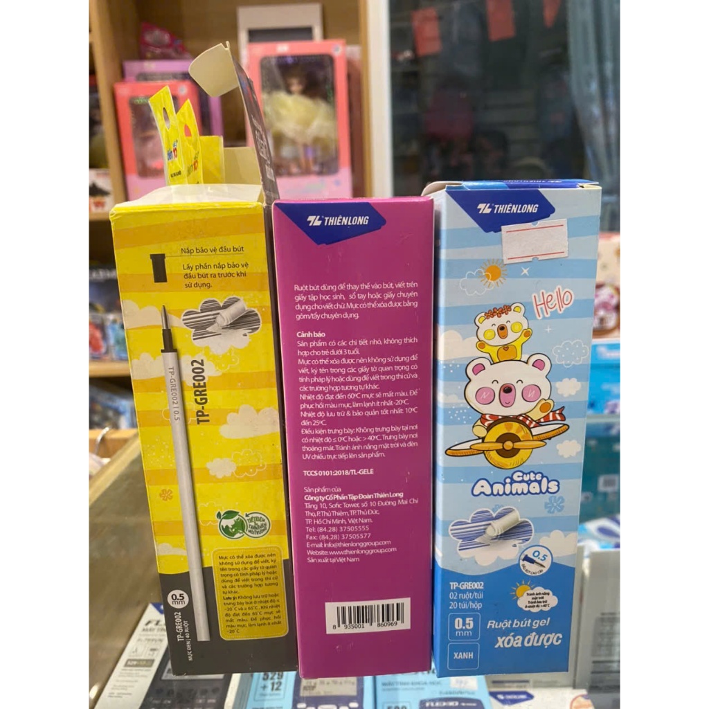 Ruột bút gel xóa được TP-GRE002 thay thế bút GELE01