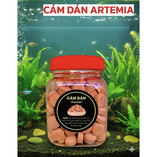 ARTEMIA CÁM VIÊN COMBO 100 Viên - giàu dinh dưỡng độ đạm cao không làm đục nước thức ăn cho 7 màu gupy cá thủy sinh