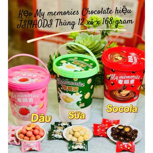 🍬 KẸO MY MEMORIES CHOCOLATE – HỘP XÔ TIỆN LỢI 168G