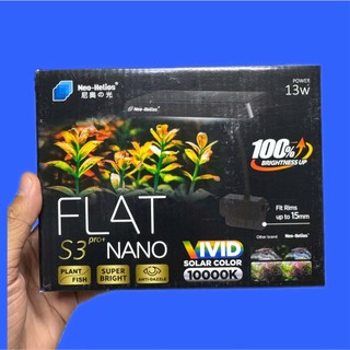 NEO-HELIOS- S3 FLAT NANO PRO+ 13W - ĐÈN LED KẸP MINI BỂ CÁ ĐỔI MÀU CÁ KHÔNG ĐỔI MÀU NƯỚC