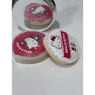 Set 2 Bông mút trang điểm Hello Kitty Chính Hãng