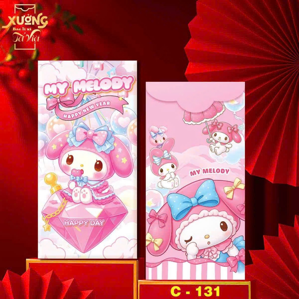 Bao Lì Xì Tết Lì Xì Hoạt Hình Ba.By 3 Capybara Kuromi Cinnamoroll Ngựa Dễ Thương CuteTổng Hợp Nhiều Mẫu -Đồ Chơi PUKAPI