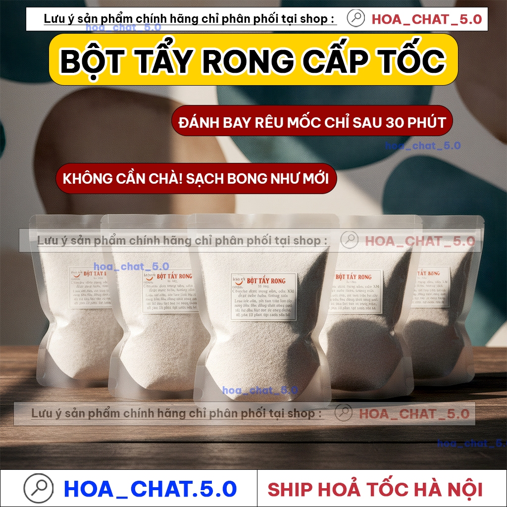 [ COMBO 5 GÓI ] BỘT TẨY RONG RÊU CÔNG NGHỆ NHẬT - Làm Sạch Sân Gạch, Đá ...