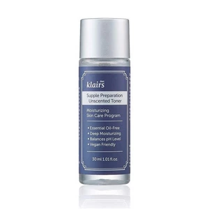 Nước hoa hồng Dưỡng Ẩm Da Không Mùi Klairs Supple Preparation Unscented Toner 30ml