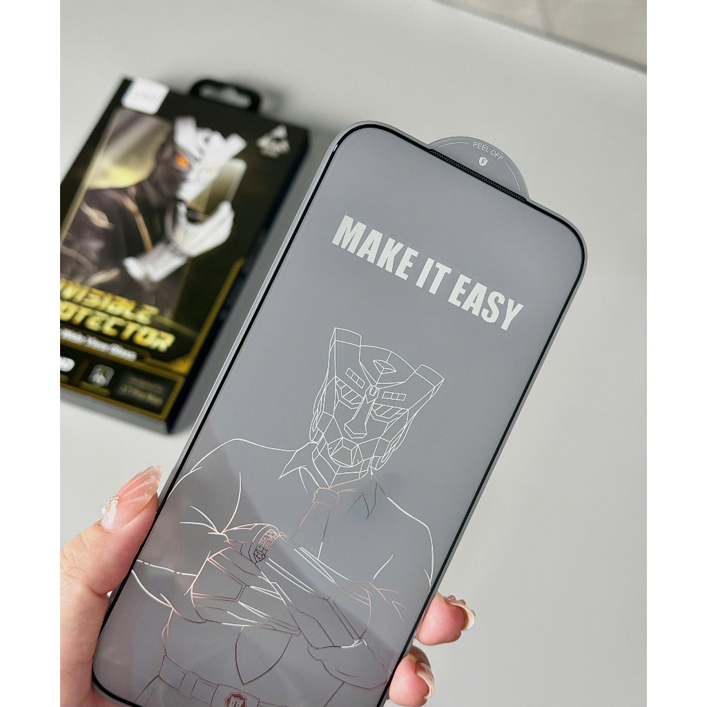 Kính Cường Lực URR Invisible Protector – Siêu trong, siêu bền chống trầy xước cho iP 17 16 15 14 13 12 pro max