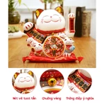 Tượng Mèo Thần Tài Ngũ Phúc Lâm Môn Vẫy Tay Chiêu Tài Lộc Bằng Gốm Sứ 30cm - MẪU & MÀU GIAO NGẪU NHIÊN — ảnh 4