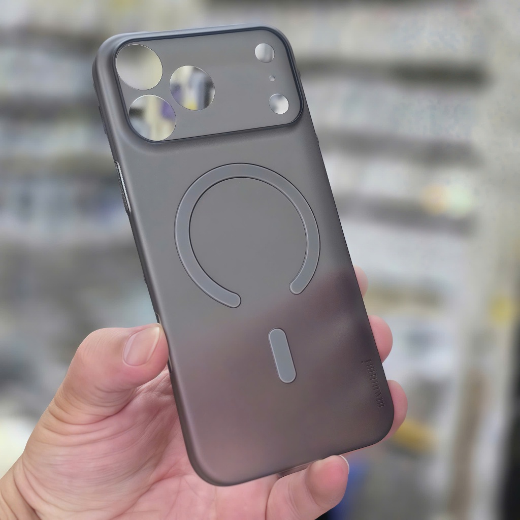 Ốp lưng MEMUMI nhám siêu mỏng hỗ trợ sạc không dây cho iPhone 17 promax 16promax 16pro 15promax