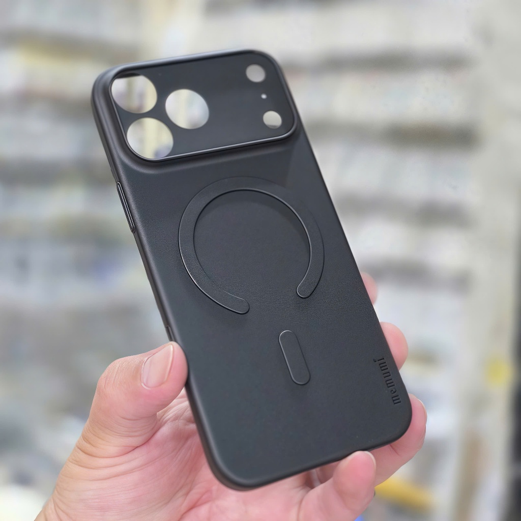 Ốp lưng MEMUMI nhám siêu mỏng hỗ trợ sạc không dây cho iPhone 17 promax 16promax 16pro 15promax