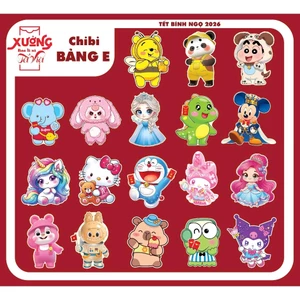 Lì Xì Chibi Hottrend Lì Xì Tết Dạ Quang Đẹp Lấp Lánh Nhiều Hình Dễ Thương Cute Tết 2026 - PUPU HOUSE