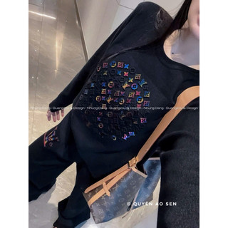 SET LEN ÁO DÀI TAY MIX QUẦN ỐNG XUÔNG LỆ VI HOT