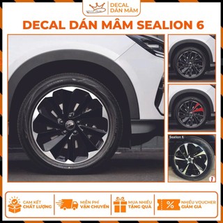 [ Bộ 5 bánh ] Decal dán mâm Sealion 6