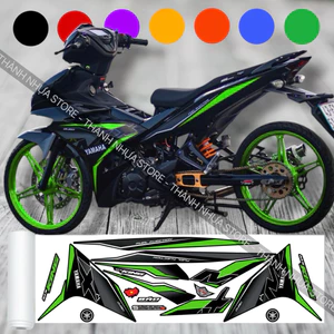 Tem MX King V1 Ex150 - Tem rời dán Exciter 150 3 lớp xe đen