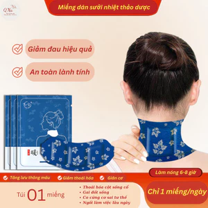 Miếng dán sưởi nhiệt thảo dược giảm đau nhức mỏi cổ gáy, phòng ngừa thoái hóa cột sống cổ
