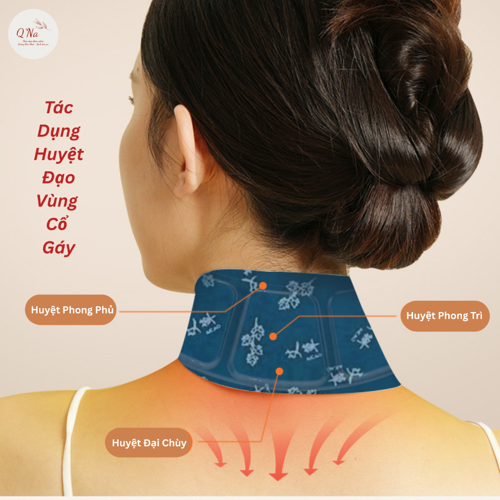 Miếng dán sưởi nhiệt thảo dược giảm đau nhức mỏi cổ gáy, phòng ngừa thoái hóa cột sống cổ