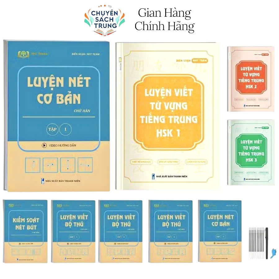 Combo 9 sách luyện viết
