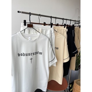 Bộ Thể Thao Nam Nữ 3 Lỗ Chất Thun Lạnh, Bộ Cộc Tay Mặc Nhà Thoáng Mát Cá Tính Set Áo Thun Sát Nách Kèm Quần Short - SSL