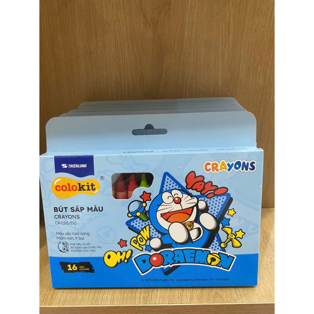 Bút sáp màu Thiên Long CR-C05/DO 24 màu cho học sinh các cấp