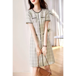 Đầm thiết kế dáng suông vải dạ Sophie dress