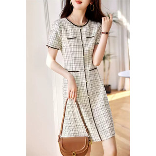 Đầm thiết kế dáng suông vải dạ Sophie dress