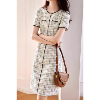 Đầm thiết kế dáng suông vải dạ Sophie dress