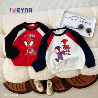 Bộ Cotton Dài Tay Bé Trai siêu nhân Spider Man Ngộ Nghĩnh - Chất Liệu Cao Cấp, mềm mại