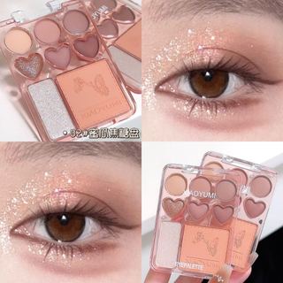 Phấn Mắt 12 Ô Bảng 3 Trong 1 Phấn Mắt Mờ, Phấn Má Hồng, Trang Điểm Highighter, Lên Màu Chuẩn, Mịn