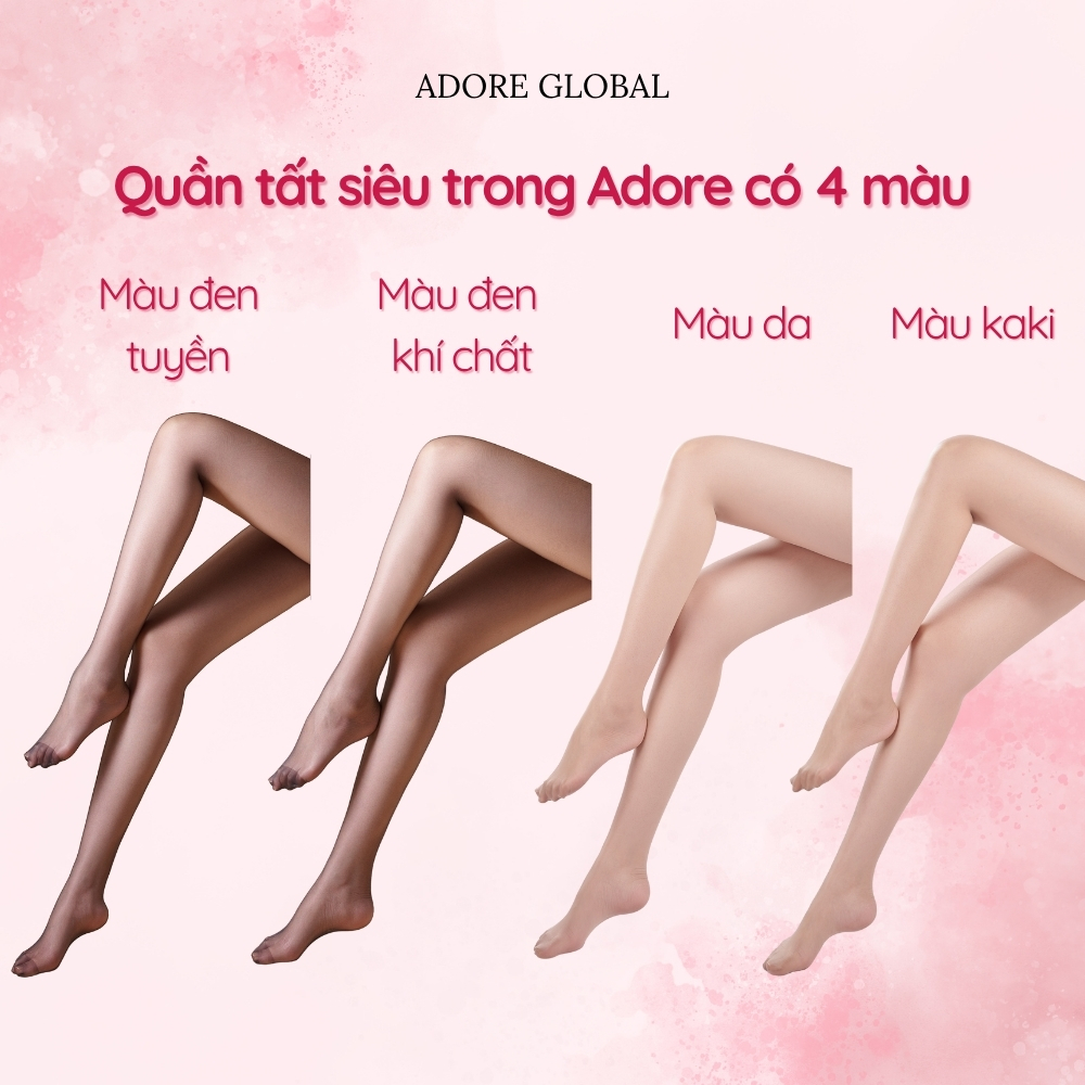 Combo Quần Tất Da Siêu Trong Cao Cấp Tặng Tất Chân Adore - Adore Global