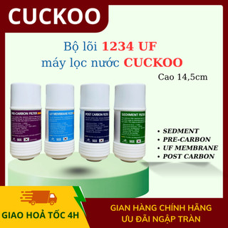 Bộ 4 lõi lọc Nano/UF máy lọc nước Nano nóng lạnh Cuckoo CP-FN601HW 4 lõi Hàn Quốc