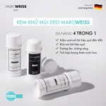 Combo 3 lăn khử mùi 4 trong 1 Deo MarcWeiss dạng kem dưỡng sáng da, ngăn mồ hôi, hương nước hoa từ Đức | Wir Group — ảnh 6