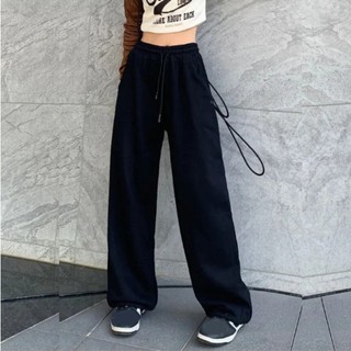 Quần dài Jogger nam nữ ống rộng thêu chữ STATUR thể thao chất nỉ dài phong cách trẻ trung - K1