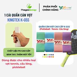 Quấn Cán Vợt KINGTEK Quấn Cán Tennis Cầu Lông Pickleball Thấm Hút Mồ Hôi Êm Mềm thegioidotap