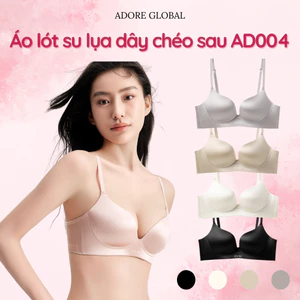 Áo Lót Su Lụa Dây Chéo Sau Adore AD004 - Gom Ngực Tự Nhiên, Không Gọng ADORE GLOBAL