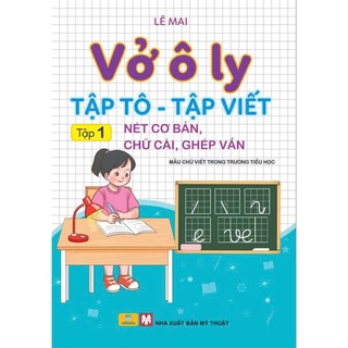 Sách - Combo 5 cuốn Vở Ô Ly Tập Tô - Tập Viết và Làm Quen Với Toán (Lê Mai) - Ndbooks