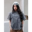 Áo Thun Wash Local Brand VIBESTU " LIVE FAST & CLUBB " , Áo Thun Boxy Form Rộng Unisex 260Gsm 100% Cotton