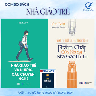 Sách Combo Nhà Giáo Trẻ Và Những Câu Chuyện Nghề & Phẩm Chất Của Những Nhà Giáo Ưu Tú - Thầy Vũ Ký Tặng Nhà Giáo Trẻ