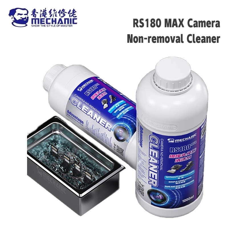 Nước rửa camera MECHANIC RS180 MAX 1000ml vệ sinh cụm camera và bề mặt quang học điện thoại