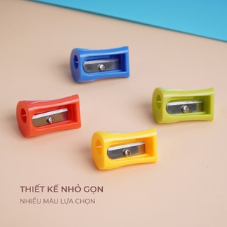 Combo 10 Gọt Bút Chì MONDEZ Chuốt Chì Mini Phối Màu Siêu Xinh Lưỡi Sắc Bén Không Gỉ Nhỏ Gọn Tiện Lợi M30001