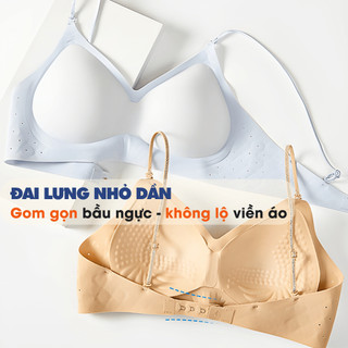 Áo Ngực Nữ Đúc Su Hở Lưng - Áo Lót Không Gọng Mút 3D Ngăn Chảy Xệ AMYBRA A925