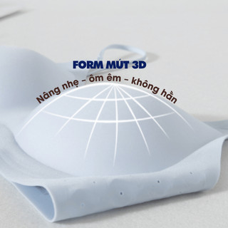 Áo Ngực Nữ Đúc Su Hở Lưng - Áo Lót Không Gọng Mút 3D Ngăn Chảy Xệ AMYBRA A925