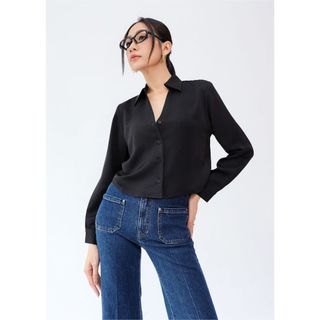 Áo Sơ Mi Croptop - JP Fashion 10612095