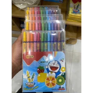 Bút Sáp Vặn 12 Màu,Bút Sáp Colokit Thiên Long