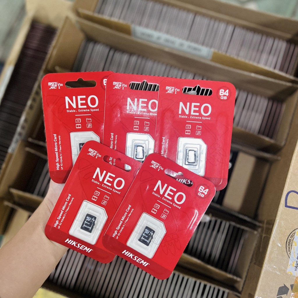 THẺ NHỚ MICROSD HIKSEMI HS-TF-C1 NEO 32GB/64GB/128GB/256GB - BH 7 NĂM | BigBuy360 - bigbuy360.vn