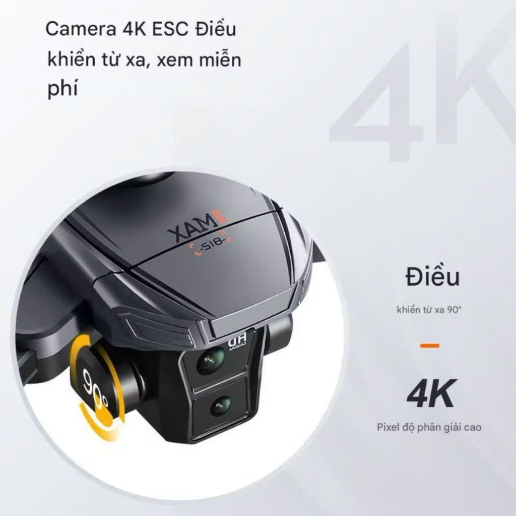 Flycam K812 Pro Max, flaycam giá rẻ, có GPS tự động quay về khi sắp hết pin, cảm biến chống va chạm