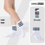Tất Pickleball Cổ Trung Stripes Crew Coolmate