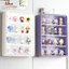 STON Hộp đựng đồ acrylic chống bụi treo tường Mẫu treo tường Pop Mart Kệ đựng mỹ phẩm treo tường Chống bụi và thẩm mỹ