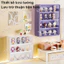 STON Hộp đựng đồ acrylic chống bụi treo tường Mẫu treo tường Pop Mart Kệ đựng mỹ phẩm treo tường Chống bụi và thẩm mỹ